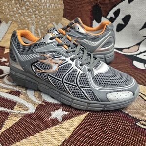GDefy Gravity Defyer Athletic Shoes Mens Size 10.5 Wide Orange/Gray TB9004MGS-W